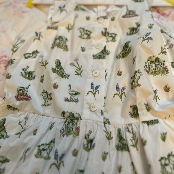 Sarah Patrick Kiel James Patrick Topiary Gardens spring Easter dress size 6 - Picture 2 of 4